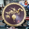 Đĩa dát vàng 24k cao cấp, sản phẩm quà tặng đỉnh cao