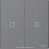 Công tắc rèm đơn (10AX 250V) (Metal) màu Brushed Grey Simon M7 661027M-2B