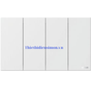 Công tắc bốn 2 chiều 664542 Simon M7 AIR màu trắng