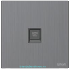 Module Ổ cắm điện thoại RJ11 (Metal) màu Brushed Grey Simon M7 665214M-2B