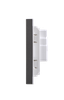 Ổ cắm đơn tiêu chuẩn Âu - Mỹ đế vuông 16A màu Xám  Simon i7 701087-61