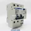 Cầu dao Aptomat RCCB chống giật 2 pha 3,5 tép 32A Simon SMB65L-32C32/2