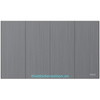 Công tắc 4 hạt 2 chiều (146) (16AX 250V) (Metal) màu Brushed Grey Simon M7 664542M-2B