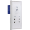 Bộ ổ cắm dao cạo râu điện áp 115V và 230V mặt vuông Simon i7 714504