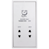 Bộ ổ cắm dao cạo râu điện áp 115V và 230V mặt vuông Simon i7 714504