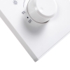 Chiết áp điều khiển đèn sợi đốt 200W đế vuông màu trắng Simon E6 72E102