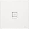 Module Ổ cắm điện thoại RJ11 (Metal) màu Frosted Silver Simon M7 665214M-2A