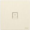 Module Ổ cắm điện thoại RJ11 (Metal) màu Satin Gold Simon M7 665214M-2C