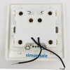 Bộ công tắc đơn 2 chiều 2 cực có đèn LED xanh Simon Series 50 52024BD