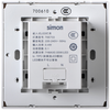 Đèn cảm ứng chân cầu thang lắp đế âm vuông màu xám Simon i7 70E733-61