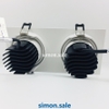 Khung đôi Đèn LED COB chiếu điểm hình vuông đầu phẳng Simon N0424-0280