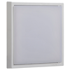 Đèn LED chân báo vuông ánh sáng vàng khung màu trắng Simon i7 70E732