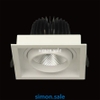 Đèn LED vuông chiếu điểm Spotlight COB 1x9W 3000K 25° Simon N64C4-0004