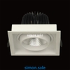 Đèn LED vuông chiếu điểm Spotlight COB 1x9W 3000K 38° Simon N64C4-0007