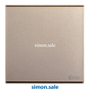 Công tắc đơn 1 chiều 16A vuông màu sâm banh Simon Series E6 721011-46