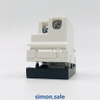 Hạt công tắc đơn 2 chiều có dải phản quang cỡ S màu Đen Simon H32-12