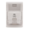 Ổ cắm dữ liệu chuẩn RJ45 Cat.5e Cỡ S màu trắng Simon Series 51A H552
