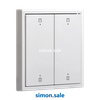 Công tắc điều khiển rèm cửa đôi thông minh Zigbee Simon 70E847TY
