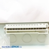 Tủ điện âm tường phân phối 12 aptomat kính trong suốt Simon SMX68S-12A