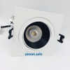 Khung đơn Đèn LED COB chiếu điểm hình vuông đầu phẳng Simon N0424-0279