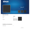Module điều khiển điều hòa màu sâm banh simon i7 (FCU, 4PIPES) 70E7006-46