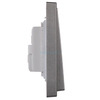 Module Nút nhấn công tắc đơn mặt đế vuông màu Xám Simon i7 701011F-61