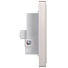 Ổ cắm 3 chấu đa tiêu chuẩn và ổ cắm 2 chấu vuông Champagne Simon 701080-46