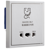 Ổ cắm dao cạo râu lắp đế chuẩn hình vuông màu trắng Simon i7 70E651
