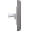 Ổ cắm dữ liệu đôi Cat.5e chuẩn vuông màu xám Simon i7 705228-61