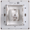 Ổ cắm dữ liệu mạng chuẩn RJ45 và Cat.5e vuông Xám Simon i7 705218-61