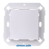 Module Công tắc đơn 16A 1 chiều vuông màu trắng cao cấp Simon V8 80101
