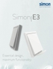 Công tắc nút nhấn nhả đơn chuẩn đế vuông màu bạc Simon E3 301011F-57