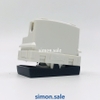 Công tắc đơn 1 chiều có dải phản quang màu đen Simon Series 51A H31-12