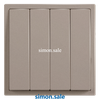 Module Công tắc bốn vuông hai chiều màu sâm banh Simon i7 701042-46
