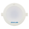 Đèn LED Wave Downlight âm trần ánh sáng vàng 12W Simon N03E0-1019