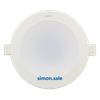 Đèn LED Wave Downlight âm trần Ø120-130 12W 6000K Simon N03E0-1021