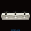 Đèn LED vuông ba chiếu điểm Spotlight 3x9W 6000K 24° Simon N64C4-0060