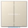 Bộ công tắc đôi trung gian 16A vuông màu sâm panh Simon S6 581046-46