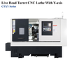 Máy tiện CNC đầu dao sống, ổ dao dạng trụ, có trục Y - Dòng CTXY