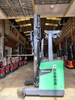 Xe nâng điện cũ reachtruck 1.4 tấn Toyota 8FBR14, chiều cao nâng 4m. Sx 2021. Mã XC.R14TOS40.01075