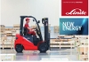 Xe nâng điện Linde E15CBHP-01 1,5 tấn nâng 4,5m