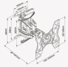 GIÁ TREO GÓC L400 (32-70 INCH)