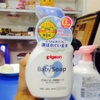 Sữa tắm  Pigeon Baby Soap xanh không mùi 500ml cho bé  hàng nhật nhập khẩu