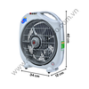 Quạt hộp tản cơ TICO HB300c màu kem xám