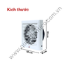 Quạt thông gió gắn tường TICO TC12AV6