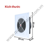 Quạt thông gió gắn trần TICO TC16AV6