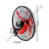 Quạt treo công nghiệp TICO TCN-B500 màu đen