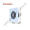 Quạt thông gió gắn trần TICO TC14AV6