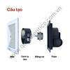 Quạt thông gió âm trần hút ngang TICO TC30AV4