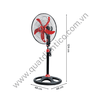 Quạt cây đứng công nghiệp 5 cánh CCN-B500